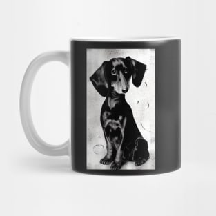 dachshund print Mug